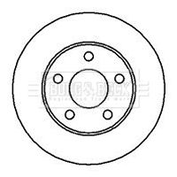 Tarcza hamulcowa BORG & BECK BBD4178