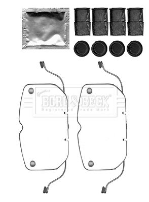 BORG & BECK BBK1550 Скобы тормозных колодок  для BMW X6 (Бмв X6)