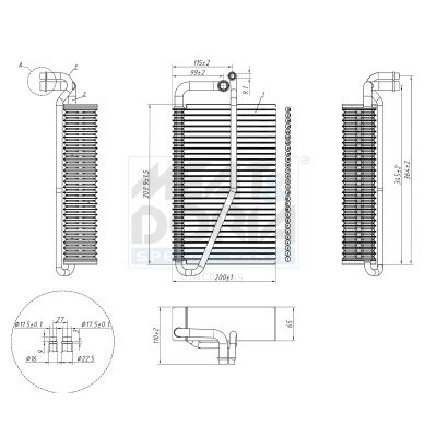 EVAPORATOR AER CONDITIONAT MEAT & DORIA 997044