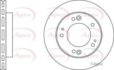 Brake Disc APEC DSK2054