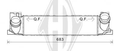 INTERCOOLER COMPRESOR DIEDERICHS DCA1083