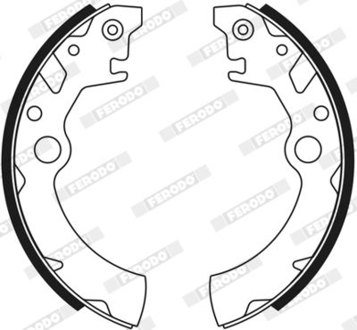 SET SABOTI FRANA FERODO FSB561 2