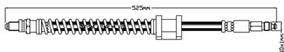 Brake Hose JURATEK JBH1080