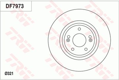 DISC FRANA TRW DF7973 2