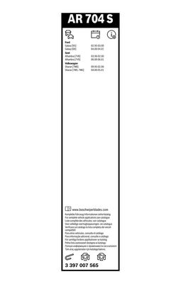 LAMELA STERGATOR BOSCH 3397007565 6