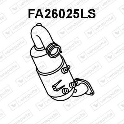 RUß-/PARTIKELFILTER ABGASANLAGE VENEPORTE FA26025LS