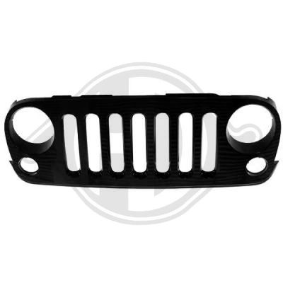 Решетка радиатора DIEDERICHS 2676040 для JEEP WRANGLER