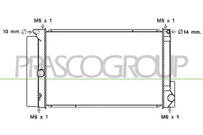 RADIATOR RACIRE MOTOR PRASCO TY020R005