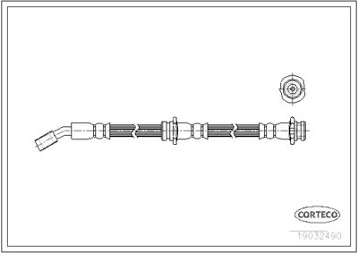 Brake Hose 19032490