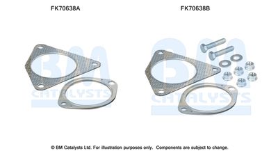 Zestaw montażowy, rura wydechowa BM CATALYSTS FK70638