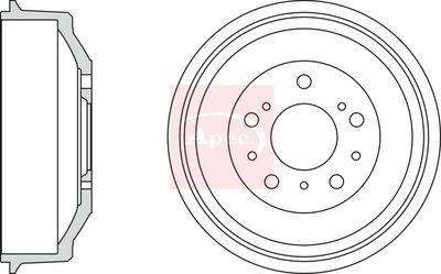 APEC Brake Drum DRM9705