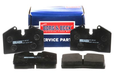 комплект спирачно феродо, дискови спирачки BORG & BECK BBP1227