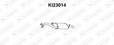 Глушитель выхлопных газов конечный VENEPORTE KI23014 для KIA RIO