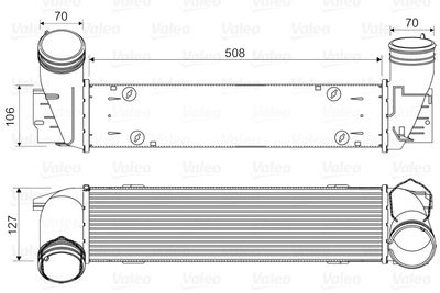 VALEO 818342 Интеркулер  для BMW X1 (Бмв X1)