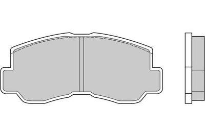 Комплект тормозных колодок, дисковый тормоз E.T.F. 12-0508 для MITSUBISHI SAPPORO