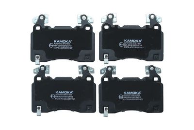 комплект спирачно феродо, дискови спирачки KAMOKA JQ101073