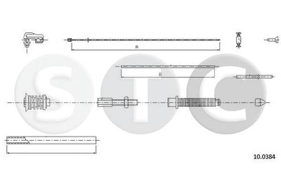 Linka gazu STC T483141