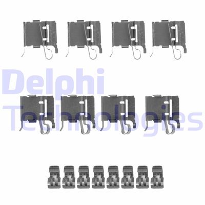 Комплектующие, колодки дискового тормоза DELPHI LX0491 для TOYOTA URBAN