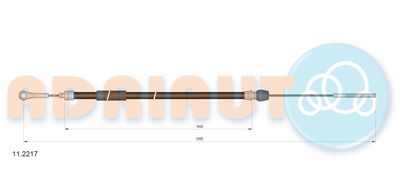 Cable Pull, parking brake 11.2217