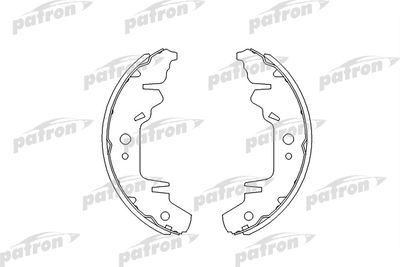 Комплект тормозных колодок PATRON PSP568 для DODGE CARAVAN