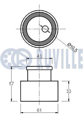 ROLA INTINZATOR CUREA DISTRIBUTIE RUVILLE 540061 1