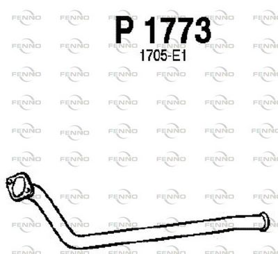 Rura wydechowa FENNO P1773