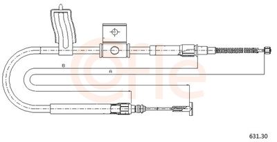 CABLU FRANA DE PARCARE COFLE 63130
