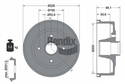 BENDIX Braking BDM1058 Тормозной барабан для OPEL CORSA C (X01) 1.7 CDTI (F08, F68) BENDIX Braking BDM1058 Тормозной барабан для OPEL CORSA C (X01) 1.7 CDTI (F08, F68)