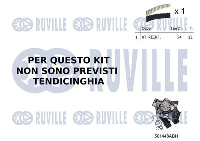 RUVILLE 55B0022 Комплект ГРМ  для SEAT EXEO (Сеат Еxео)
