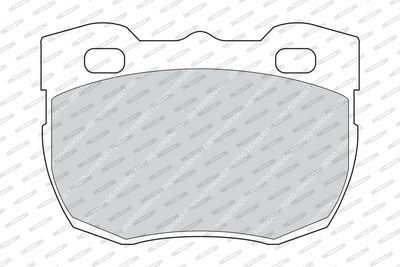 BREMSBELAGSATZ SCHEIBENBREMSE FERODO FDB747 1