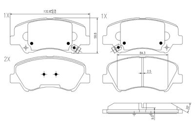SET PLACUTE FRANA FRANA DISC BOGAP Y8210205 1