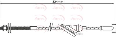 Cable Pull, parking brake APEC CAB1142