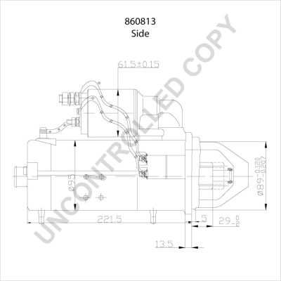 Startér PRESTOLITE ELECTRIC 860813