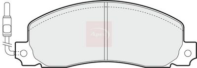 APEC Brake Pad Set, disc brake PAD489