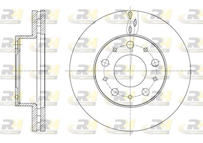 ROADHOUSE 61600.10 Тормозные диски для FIAT (Фиат Дукато)