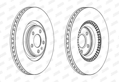 BREMSSCHEIBE JURID 562771JC1 1