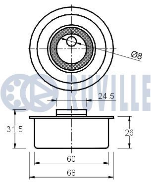 ROLA INTINZATOR CUREA DISTRIBUTIE RUVILLE 541055 1
