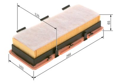 BOSCH Oro filtras