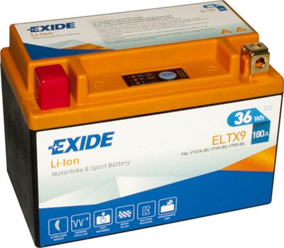 Стартерная аккумуляторная батарея EXIDE ELTX9 для YAMAHA CYGNUS
