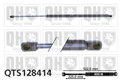 Газовая пружина, крышка багажник QUINTON HAZELL QTS128414 для ALFA ROMEO 146