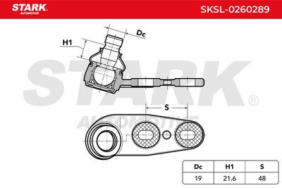 Шарнири STARK SKSL-0260289