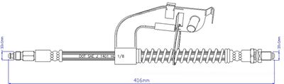 Brake Hose JURATEK JBH1043R