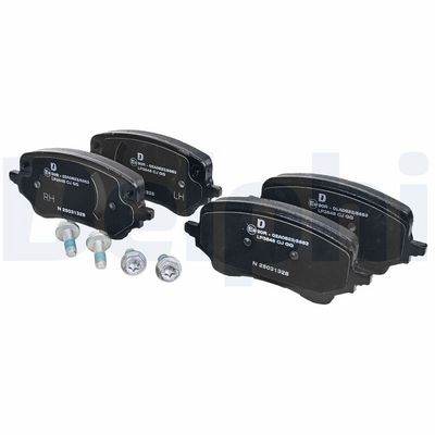 BREMSBELAGSATZ SCHEIBENBREMSE