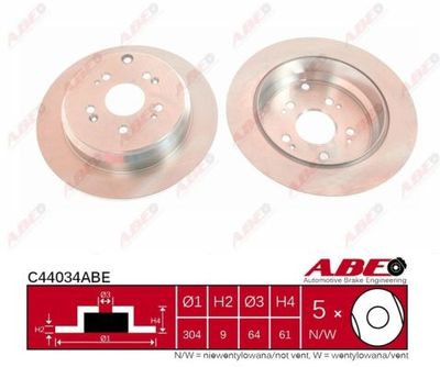 Bromsskiva ABE C44034ABE