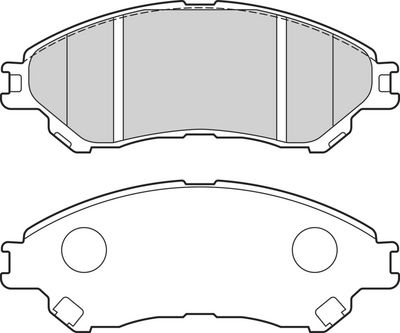 BREMSBELAGSATZ SCHEIBENBREMSE VALEO 302711 1