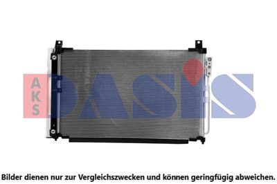 AKS DASIS 072075N Радиатор кондиционера  для INFINITI  (Инфинити Q50)