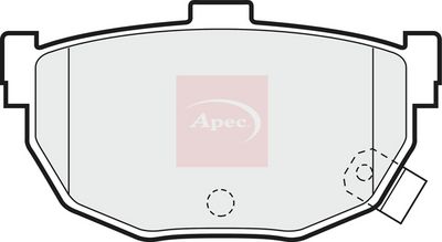 APEC Brake Pad Set, disc brake PAD674