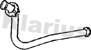 Rura wydechowa KLARIUS 110250