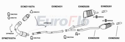 Układ wydechowy EUROFLO MZE3530D2001B