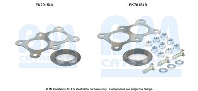 Монтажен комплект, изпускателна тръба BM Catalysts FK70154